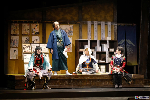 「ミュージカル『刀剣乱舞』 和泉守兼定 堀川国広 山姥切国広 参騎出陣 ～八百八町膝栗毛～」が開幕！舞台写真が到着の画像3