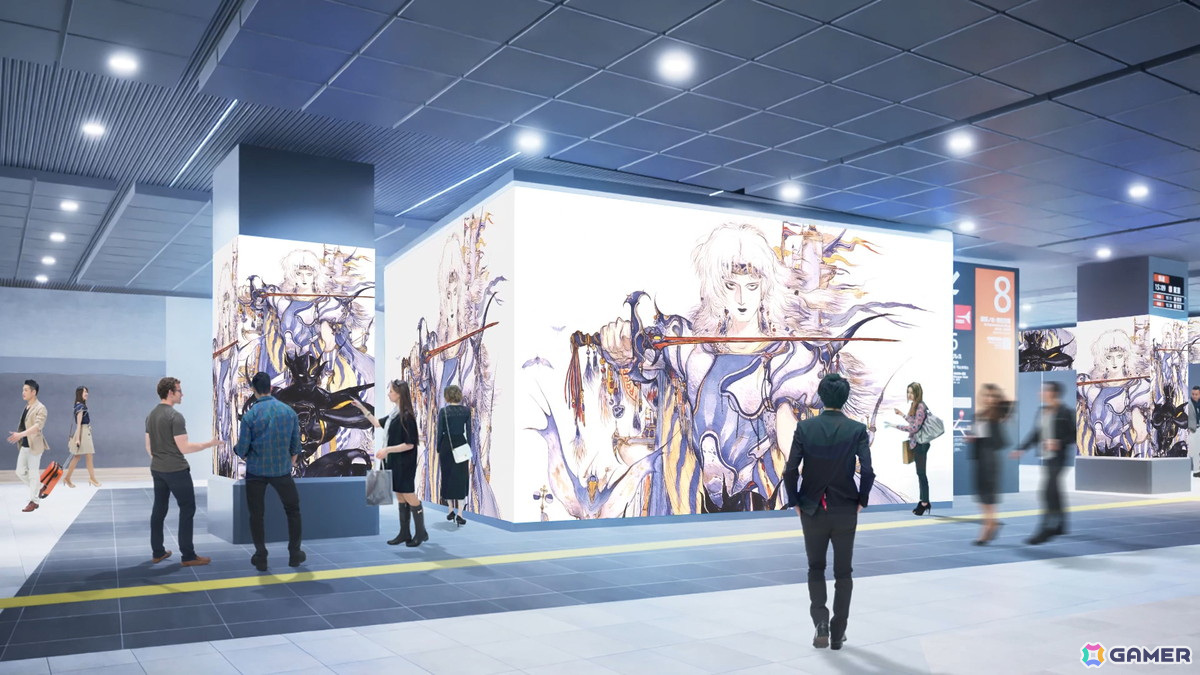 「FFI」～「FFVI」が新宿駅をジャック！「FF ピクセルリマスター」シリーズのスペシャルムービーが放映中の画像