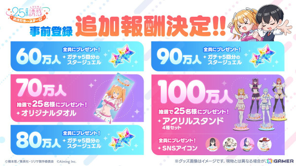 「2.5次元の誘惑（リリサ）天使たちのステージ」の事前登録者数が70万人を突破！天乃リリサ（CV：前田佳織里）によるゲーム紹介PVも公開の画像2