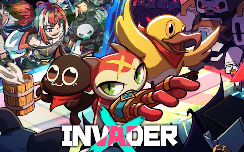 1回約10分で遊べるローグライト弾幕アクションゲーム「X Invader」がSteamで正式リリース！