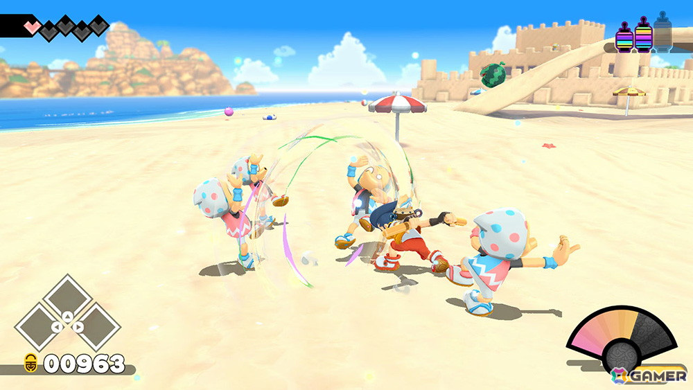 3Dアクションゲーム「豆狸のバケル」Steam版が9月3日に配信！変化ACTや巨大ロボットによる迫力バトルで御伽噺の世界を大冒険の画像3