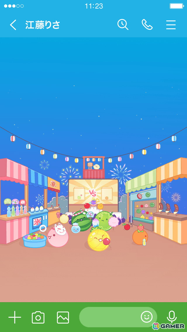 「スイカゲーム」のキャラクターをより楽しめる夏仕様のLINE着せかえが登場！の画像3