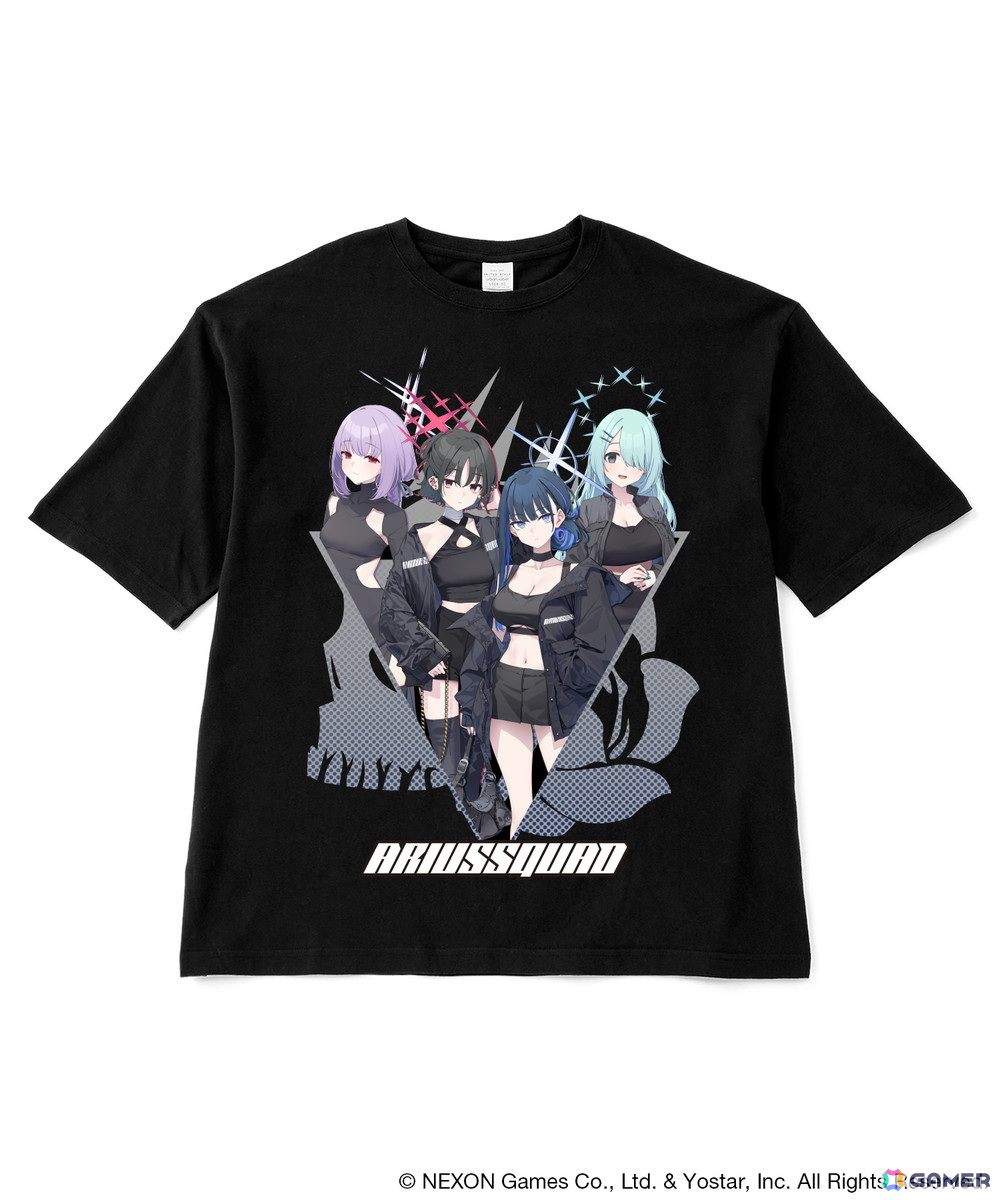 「ブルアカ」とZOZOTOWNのコラボアイテムが8月16日より受注販売スタート！アリウススクワッドのメンバーが描き下ろしイラストで登場の画像10