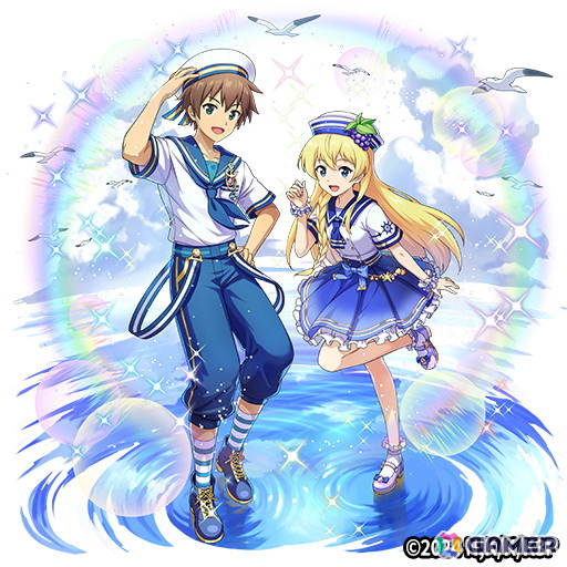 ［夢の浜辺］カズマ＆アイリス（A＋） （CV：福島潤＆高尾奏音） 属性：神