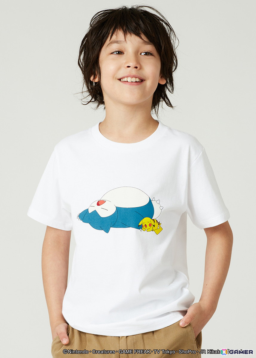 「ポケットモンスター」ピカチュウ、イーブイ、カビゴン、レックウザなどがデザインされたグラニフコラボのオリジナルアイテムが8月27日より販売！の画像17