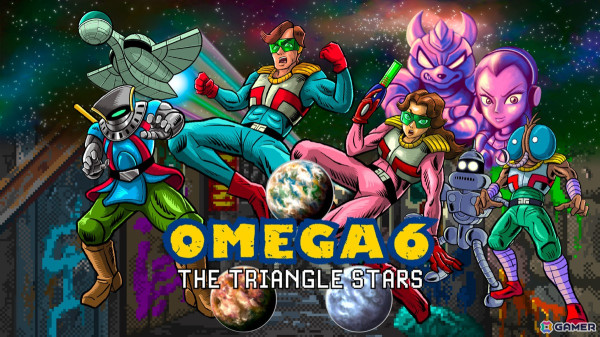Steam版「OMEGA 6 THE TRIANGLE STARS」が2025年に配信！ドイツの国際ゲームショー「gamescom」への出展情報もの画像