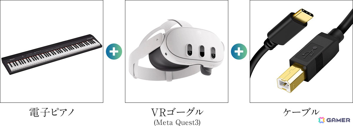 VRピアノゲーム「Sigure」が2024年9月に先行予約販売！VRゴーグルを使用し、ピアノ上にノーツを表示の画像