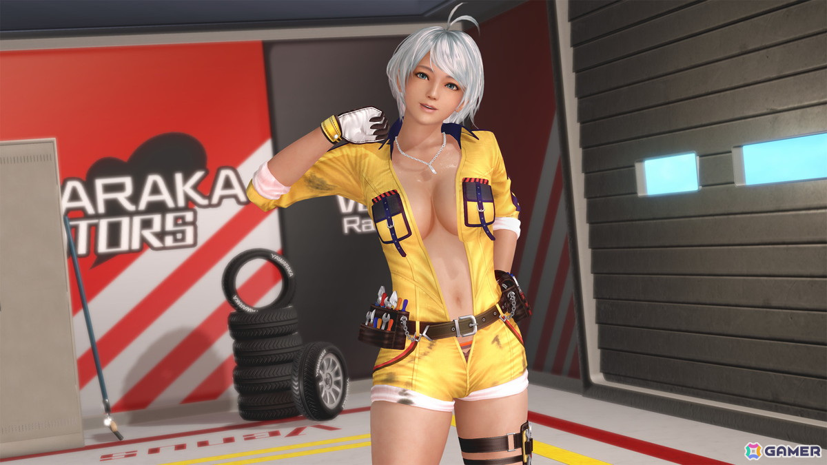 「DEAD OR ALIVE XVV」作業着風のジャケットとはだけた胸元のギャップが眩しい新水着「ラピッド・リペア」が登場！の画像10