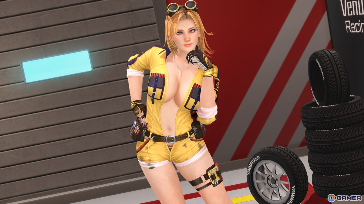 「DEAD OR ALIVE XVV」作業着風のジャケットとはだけた胸元のギャップが眩しい新水着「ラピッド・リペア」が登場！の画像11