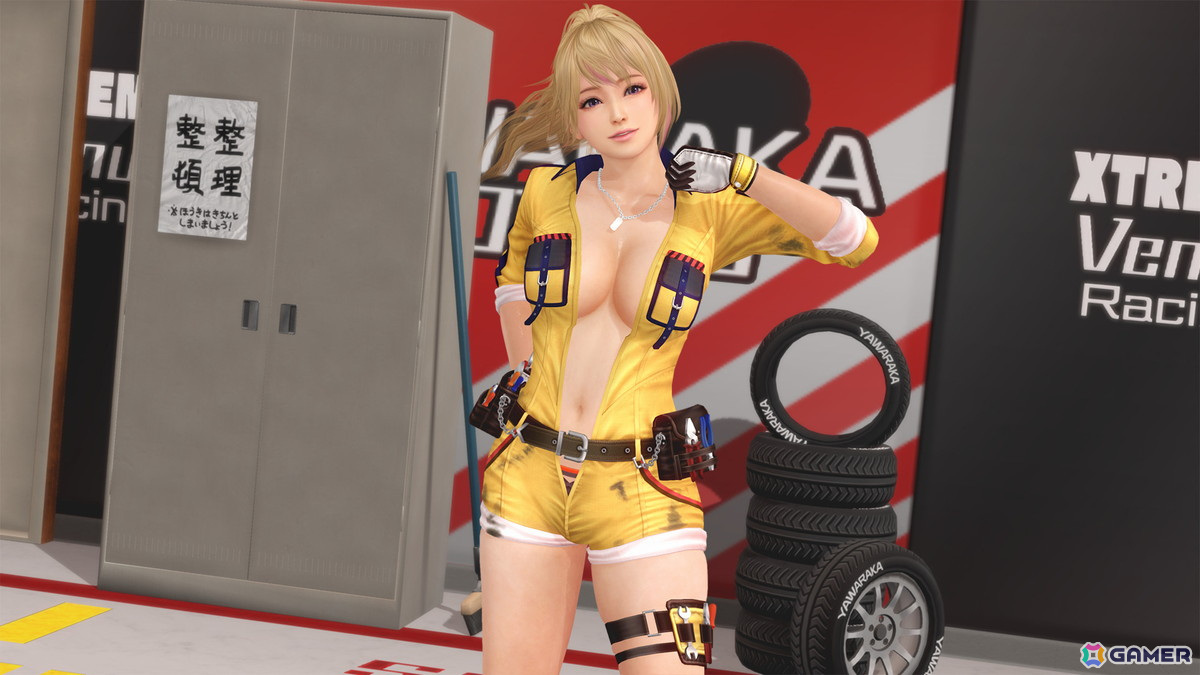 「DEAD OR ALIVE XVV」作業着風のジャケットとはだけた胸元のギャップが眩しい新水着「ラピッド・リペア」が登場！の画像7