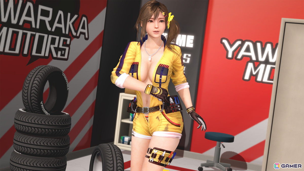 「DEAD OR ALIVE XVV」作業着風のジャケットとはだけた胸元のギャップが眩しい新水着「ラピッド・リペア」が登場！の画像9