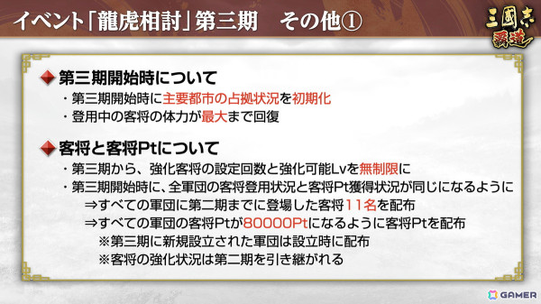 「三國志 覇道」長期イベント「龍虎相討」第三期が開幕！LR武将として高順と王翦が登場の画像5