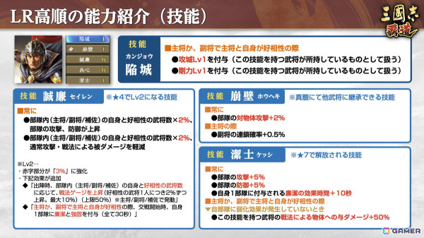「三國志 覇道」長期イベント「龍虎相討」第三期が開幕！LR武将として高順と王翦が登場の画像9