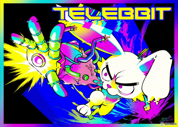 テレポート能力を持つウサギが駆ける高難易度2Dアクションゲーム「Telebbit」の配信日が10月24日に決定！ありがひとし氏によるキーアートが公開の画像1