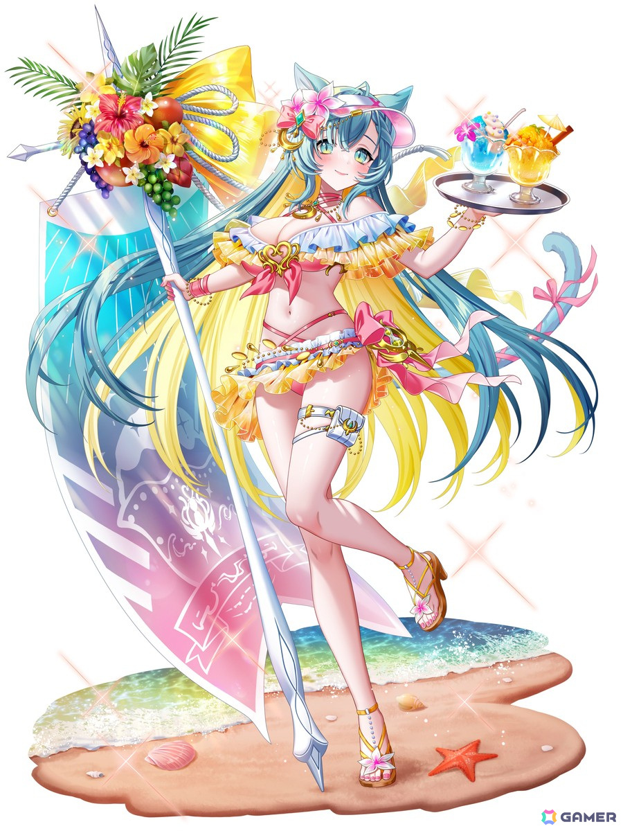 「白猫プロジェクト」でイベント「みんな集まれ！海の家！サマーメモリーズ2024」が開催！イクシア、フーシャ、キアラ、リーチェが水着衣装で登場の画像6