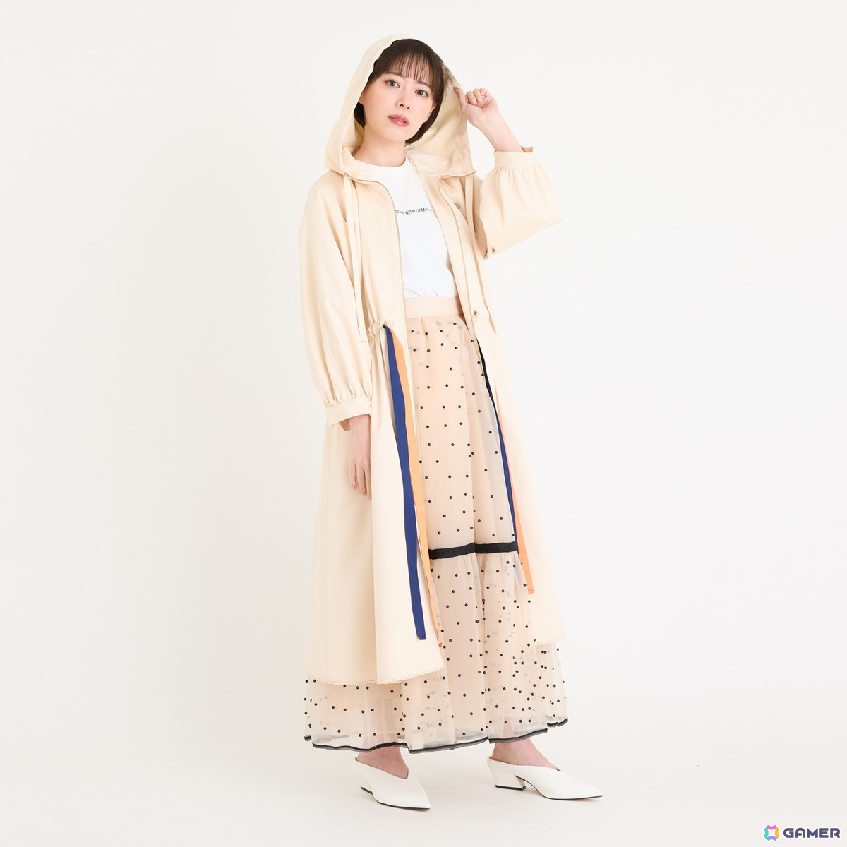 「刀剣乱舞ONLINE」三日月宗近、山姥切国広、膝丸モデルのコラボアウターが登場！刀剣男士紋をあしらったタグや近侍ピン風のラペルピンなど細部まで再現の画像20