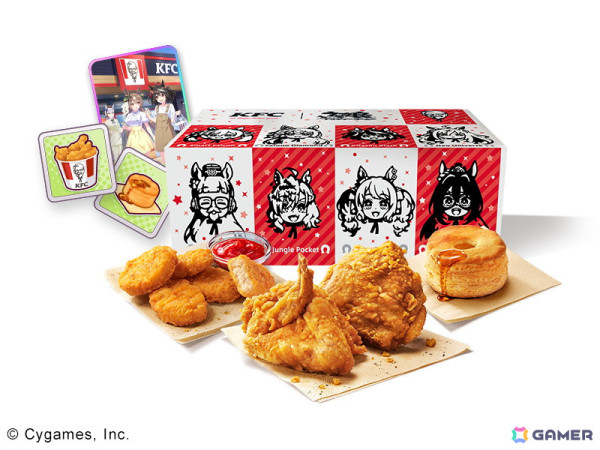 “カーネル・ゴルシ”も登場！？「ウマ娘と今日、ケンタッキーにしない？スペシャルセット」が8月24日よりKFCネットオーダー限定で販売の画像1