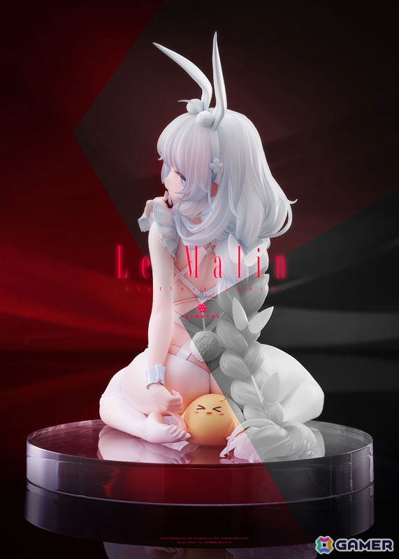 「アズールレーン」“ル・マラン 昼寝好きのラピヌ”のフィギュアが登場！細かい髪の毛や繊細な造形は1/4のビッグスケールならではの画像4