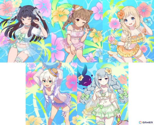 「ごまおつ」夏の大型イベント「真夏のドキドキ♥トレジャーハント！学園編」が実施！水着姿の学園乙女たちを手に入れようの画像4