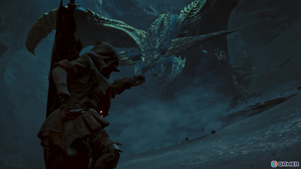 「モンスターハンターワイルズ」隔ての砂原の頂点に君臨する飛竜種「レ・ダウ」や簡易キャンプなどの新たな探索要素を収めた映像が公開！の画像10
