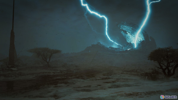 「モンスターハンターワイルズ」隔ての砂原の頂点に君臨する飛竜種「レ・ダウ」や簡易キャンプなどの新たな探索要素を収めた映像が公開！の画像7