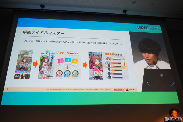 「学園アイドルマスター」のカードゲーム、デッキ構築のバランス調整に活用される支援システムを解説【CEDEC2024】の画像2