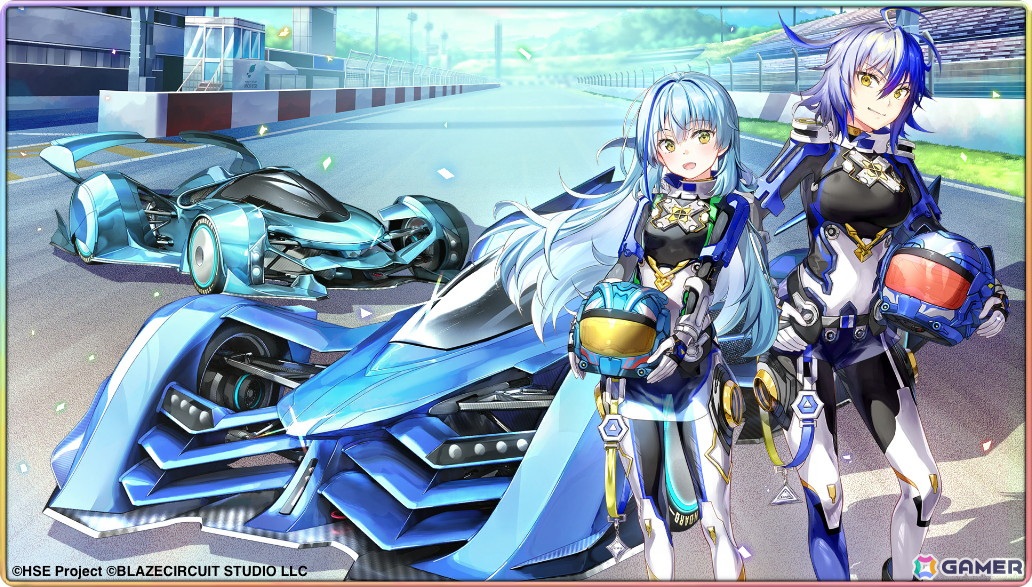 「HIGHSPEED Étoile パズルレーシング!」スーパーフォーミュラRd.5会場にてオリジナルノベルティが配布!ゲーム内には水着キャラクターが登場中の画像