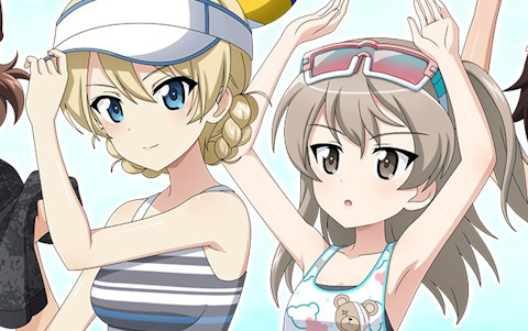 「ガールズ＆パンツァー 戦車道大作戦！」ダージリンと島田愛里寿がビーチバレー衣装で登場！