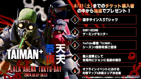 「TAIMAN＋」初のオフライン大会にTeam FalconsよりImperialHal選手、Zer0選手、Genburten選手が出場決定！の画像4