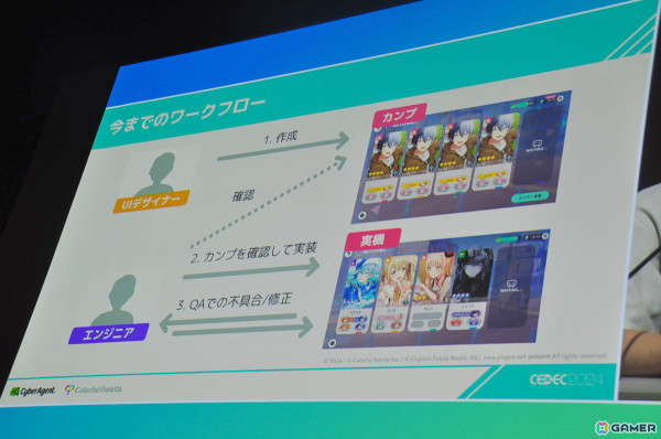「プロセカ」3周年にともなう華々しいUIリニューアルの裏にあった地道な努力。“UI夢を語る会”がもたらした作業の効率化【CEDEC2024】の画像