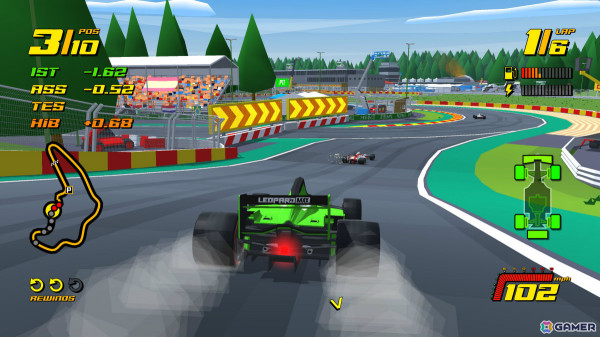 レトロレーシングゲーム「GP CLUB LIFE モータースポーツチーム」が配信！タイヤの摩耗や燃料負荷、天候などの影響を受ける本格マシンで最速ラップを目指せの画像3