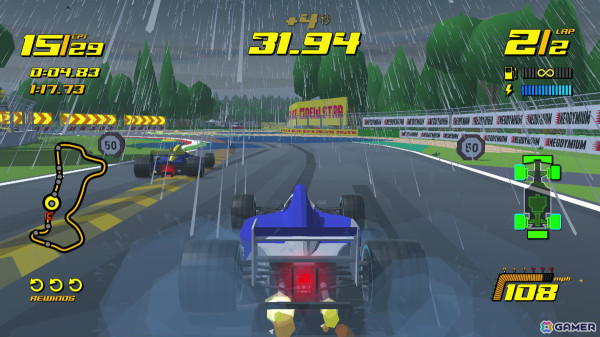 レトロレーシングゲーム「GP CLUB LIFE モータースポーツチーム」が配信！タイヤの摩耗や燃料負荷、天候などの影響を受ける本格マシンで最速ラップを目指せの画像4