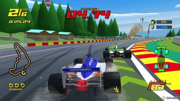 レトロレーシングゲーム「GP CLUB LIFE モータースポーツチーム」が配信！タイヤの摩耗や燃料負荷、天候などの影響を受ける本格マシンで最速ラップを目指せの画像8