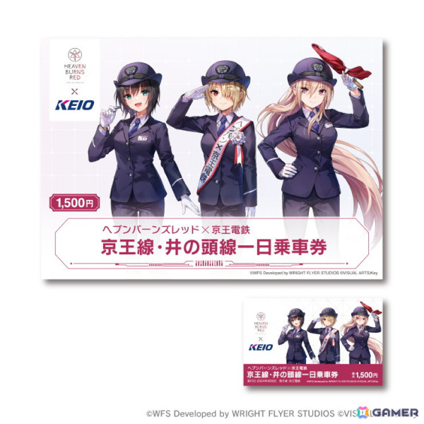 「ヘブバン」と京王電鉄とのコラボが9月6日より開催！等身大キャラパネルやラッピングトレイン、コラボイラストグッズなどが登場の画像4