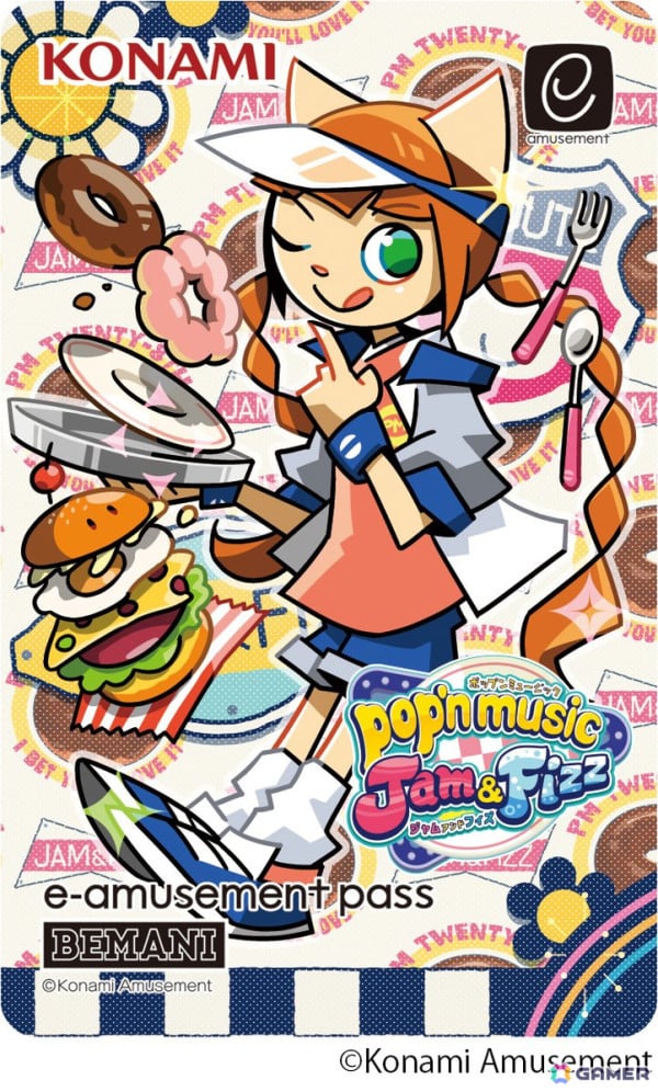 pop'n music」シリーズの最新作「pop'n music Jam＆Fizz」が発表！ミミとニャミをデザインしたe-amusement pass  カードがもらえるキャンペーンも | Gamer