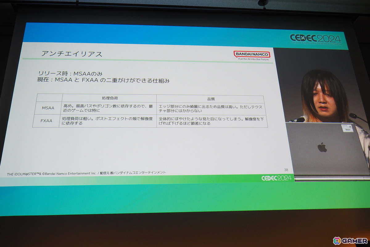 「シャニソン」“KOGANE大作戦”と題したリリース5ヶ月前からの最適化とリリース後の改善の取り組みを紹介【CEDEC2024】の画像26