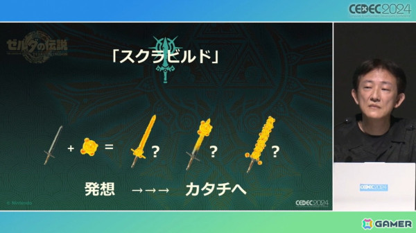 「ゼルダの伝説　ティアーズ オブ ザ キングダム」のスクラビルドはどんな発想から生まれたのか、問題と解決までのプロセス【CEDEC2024】の画像4