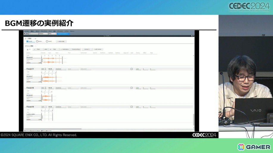 「FFVII リバース」のサウンド制作を支えたのは「気合い」。ワールドマップの実装でより深みにハマったサウンド制作【CEDEC2024】の画像22