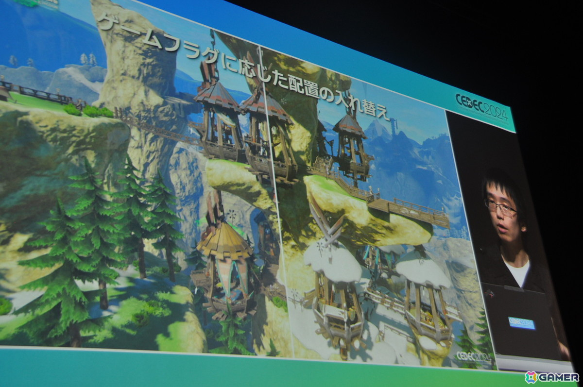 「ゼルダの伝説　ティアーズ オブ ザ キングダム」地底ダイブ時のロード時間短縮術は「そんなことまでやってるの！？」と思わず笑ってしまう工夫が満載【CEDEC2024】の画像22