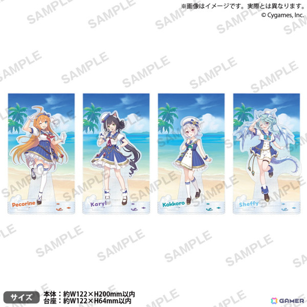 「プリコネR」GiGO キャンペーン2024が8月31日より開催！マリンスタイルの描き下ろしイラストを用いた景品、プライズキャンペーン、飲食コラボもの画像3