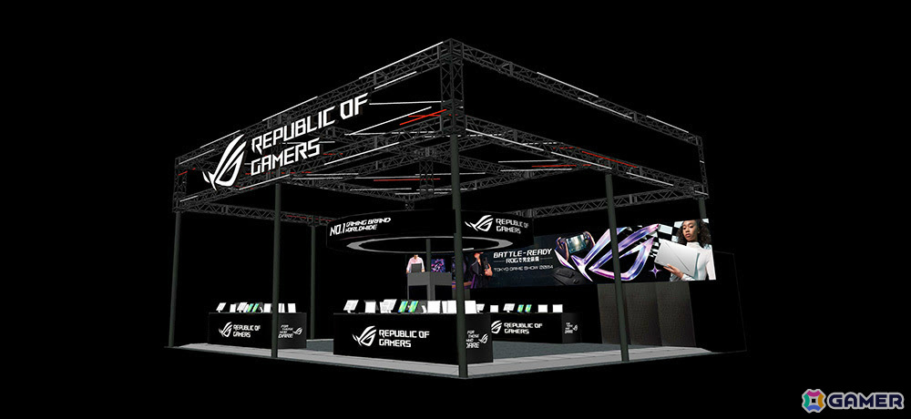 ASUSのゲーミングブランド・ROGがTGS2024に出展!ROG Ally Xや9月に発売予定のゲーミングモニターなどで試遊が可能の画像