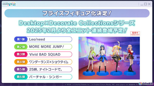 「プロセカ」4周年コネクトライブ、セカライ4thの開催情報が公開！リズムゲーム大会支援プログラム、総勢26名のプライズフィギュア化などもの画像51