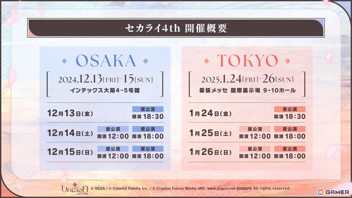 「プロセカ」4周年コネクトライブ、セカライ4thの開催情報が公開!リズムゲーム大会支援プログラム、総勢26名のプライズフィギュア化などもの画像