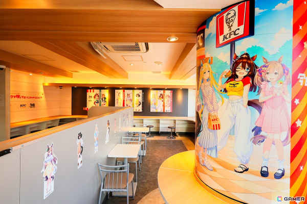 KFC 池袋西口店を「ウマ娘」が全フロアジャック！9月13日まで期間限定でラッピング店舗がオープンの画像21