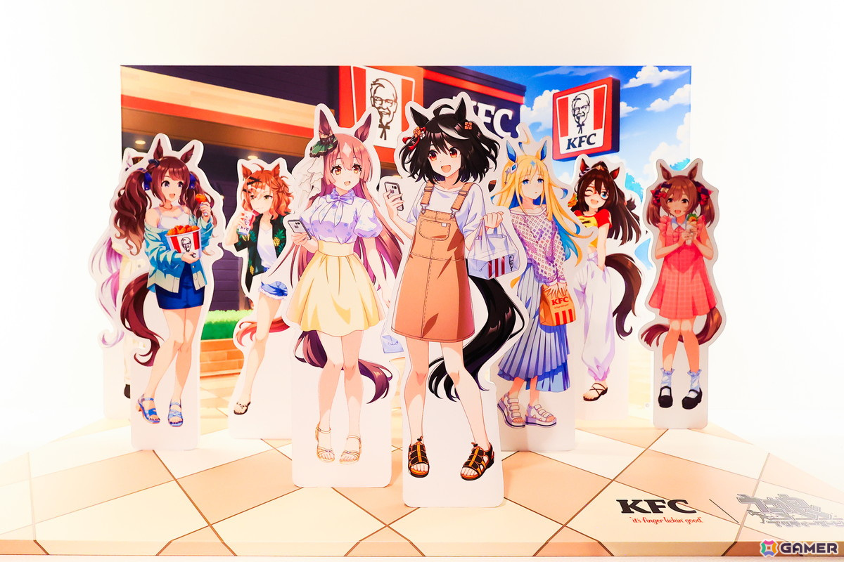 KFC 池袋西口店を「ウマ娘」が全フロアジャック!9月13日まで期間限定でラッピング店舗がオープンの画像