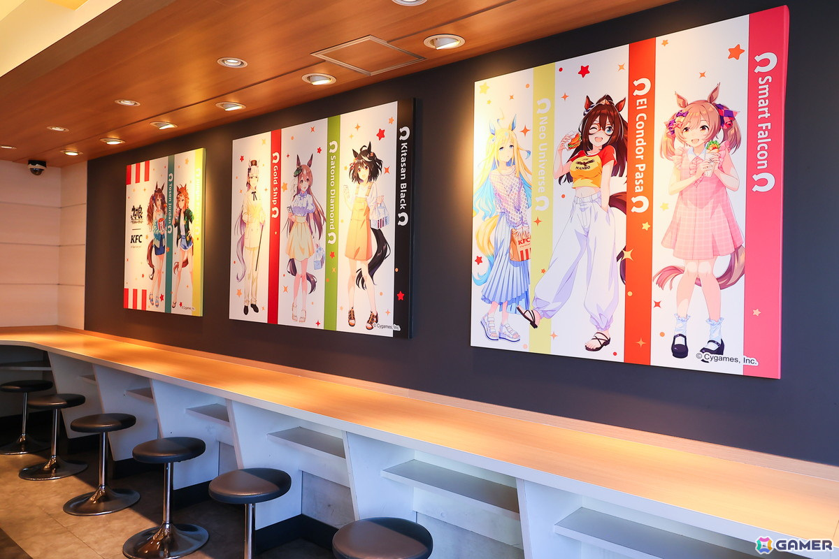 KFC 池袋西口店を「ウマ娘」が全フロアジャック!9月13日まで期間限定でラッピング店舗がオープンの画像