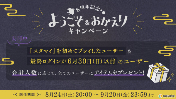 「スタマイ」8周年を記念して新レアリティ・URのアニバーサリーカードが登場！最大150回無料ガチャやキャストイベントも実施の画像9