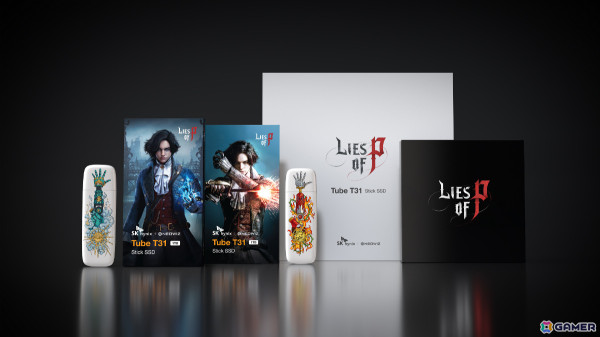 「Lies of P」リージョンアームがデザインされたSKハイニックスのUSBスティック型SSD「Tube T31」が数量限定で販売開始！の画像1