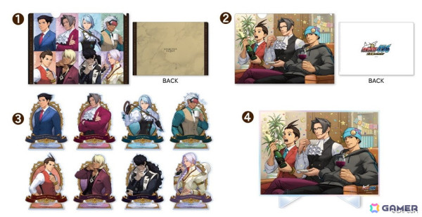 「逆転裁判456 王泥喜セレクション」アートディレクター・布施拓郎氏によるイラストを使用したクリアファイルやアクスタが登場！の画像1