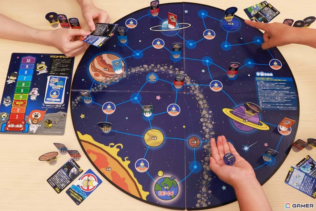 「宇宙なんちゃら こてつくん」で宇宙のことが楽しく学べる「こてつくんの宇宙探査&月面探査ボードゲーム」が予約開始!の画像